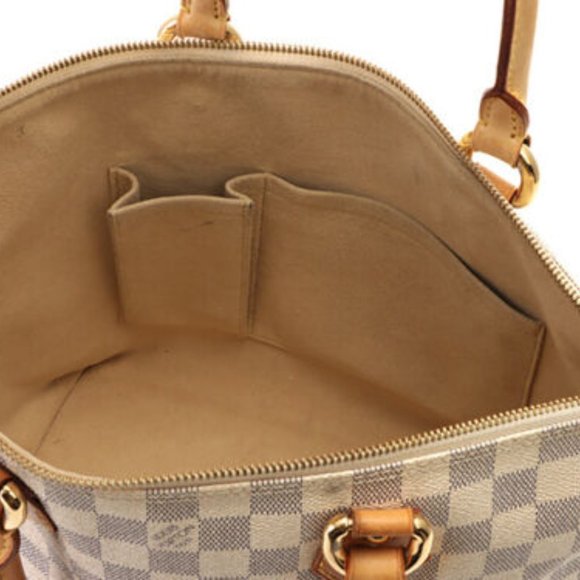 Saleya PM Damier Azur Shoulder Bag - Picture 4 of 10